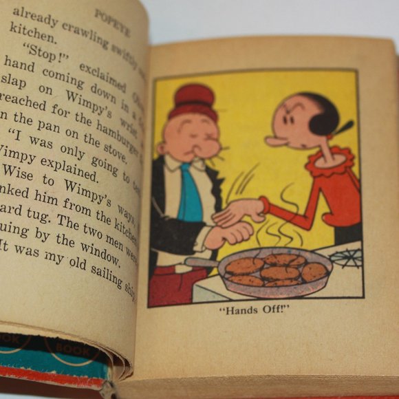 POPEYE Ghost Ship to Treasure Island Whitman Big Little Book 1967 King Features - Picture 5 of 6
